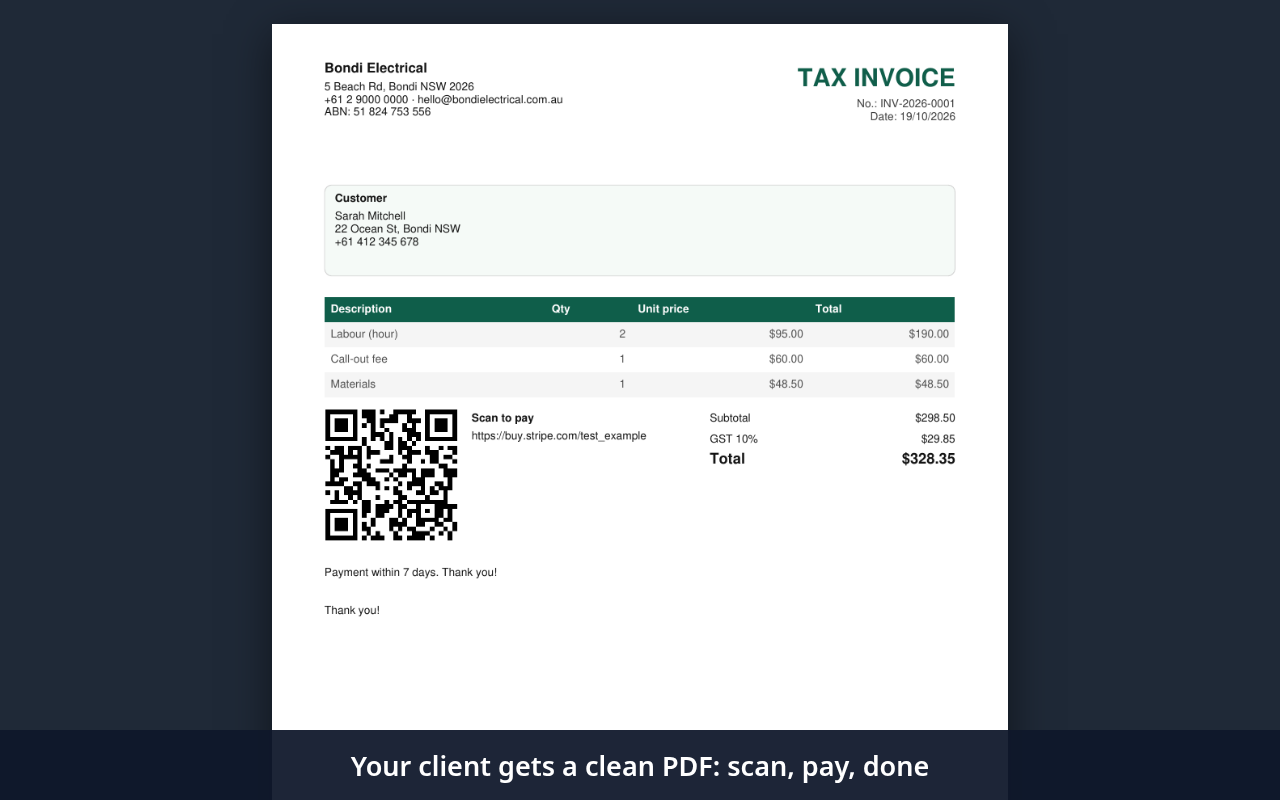 QuoteQR screenshot
